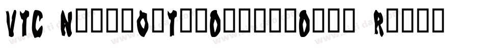 VTC NightOfTheDrippyDead Regular字体转换